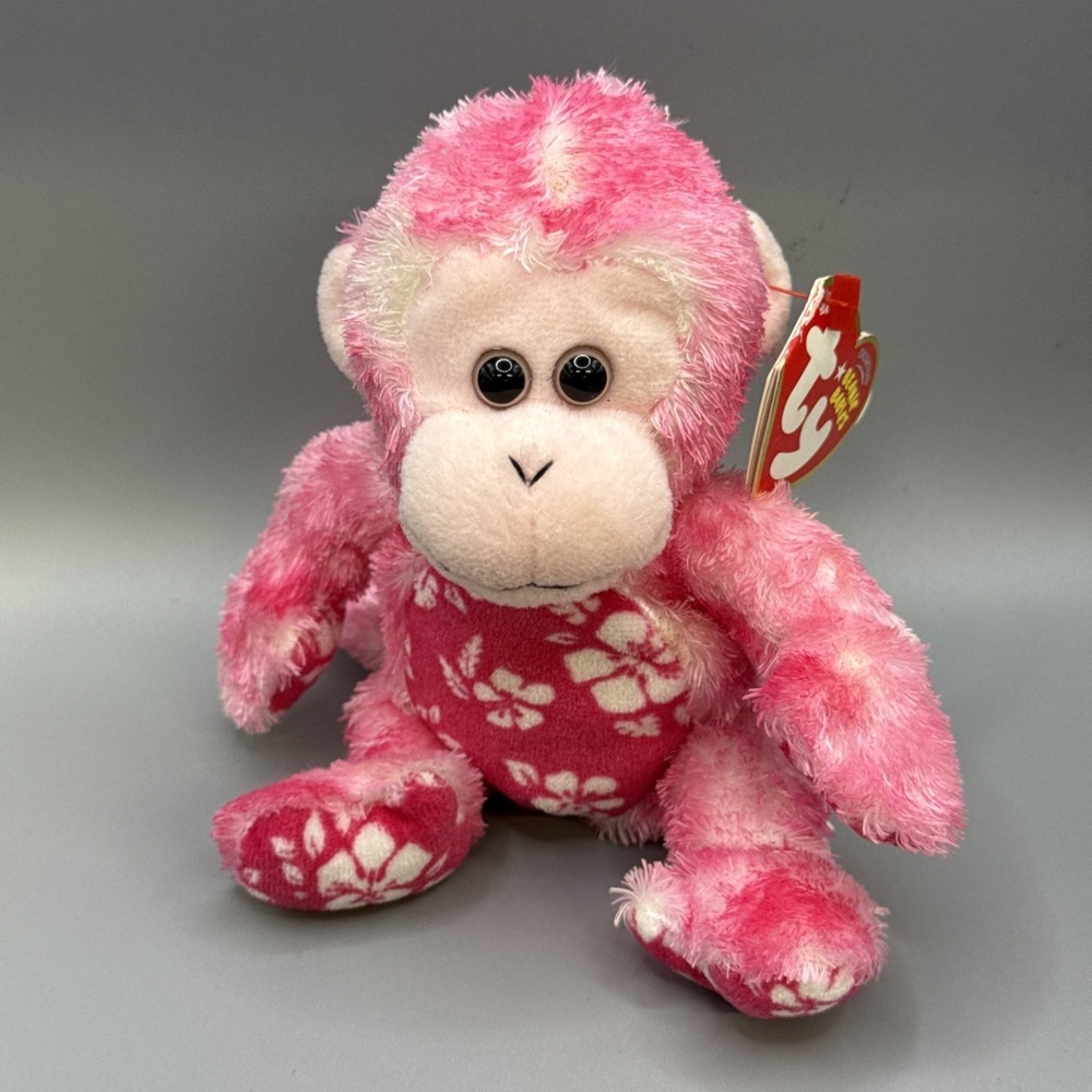 TY SUNSET the MONKEY BEANIE‎ BABY -  TAGS